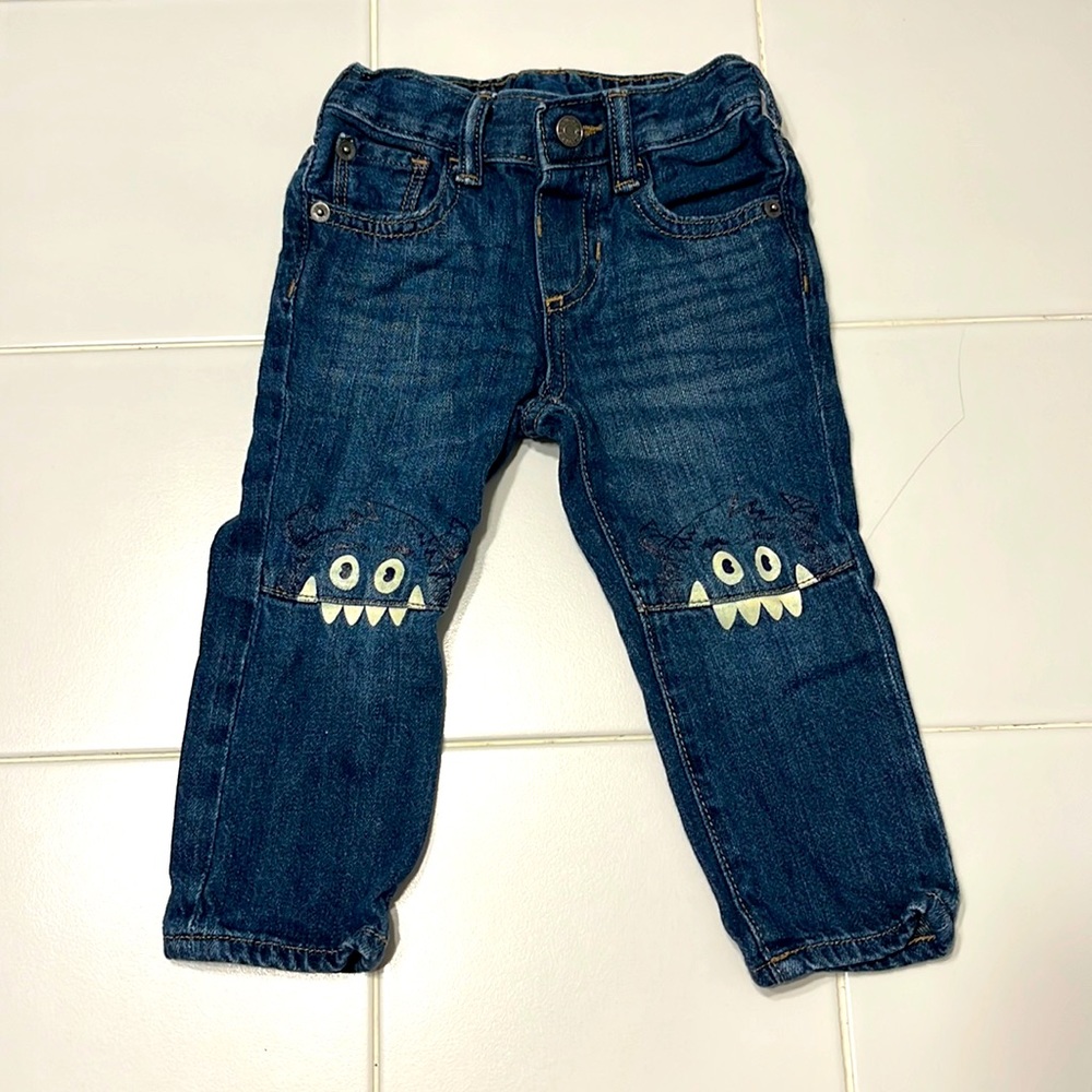 Gap, 18-24 month, Monster Jeans